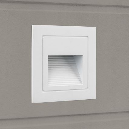 LED Vgrajena svetilka LORO LED/2W/230V IP65 bela