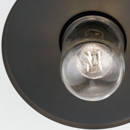 Zunanji nadgradni lestenec EDWARD 1xE27/60W/230V IP44 črna