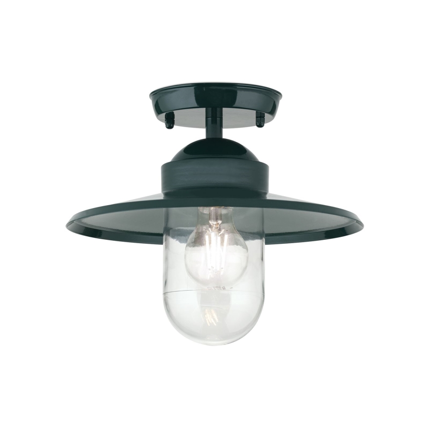 Zunanji nadgradni lestenec EDWARD 1xE27/60W/230V IP44 zelena