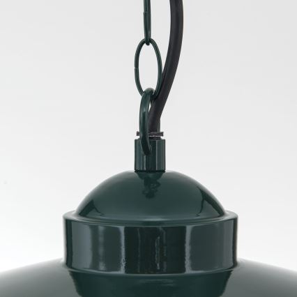 Zunanja viseča svetilka EDWARD 1xE27/60W/230V IP44 zelena