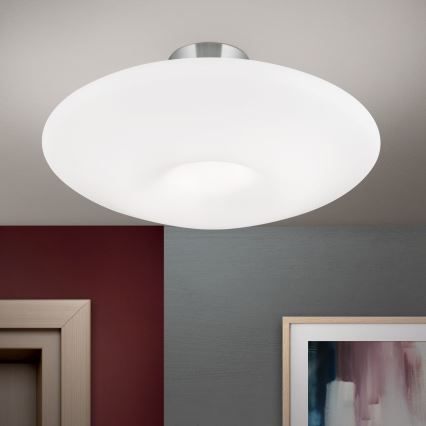 Stropna svetilka BLANC 2xE27/60W/230V pr. 49 cm mat krom