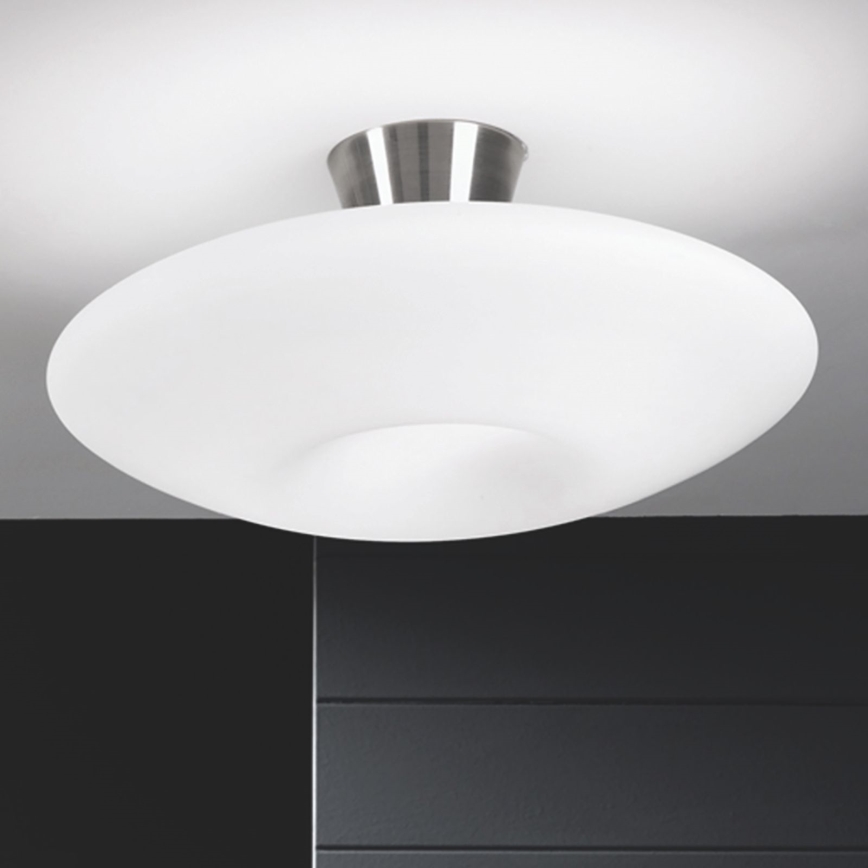 Stropna svetilka BLANC 2xE27/60W/230V pr. 49 cm mat krom