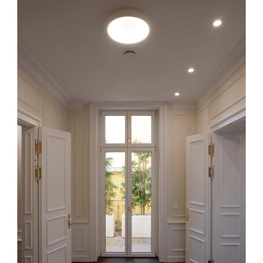 LED Zatemnitvena stropna svetilka VENUS LED/50W/230V pr. 61 cm bela