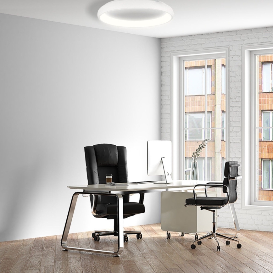 LED zatemnilna stropna svetilka VENUS LED/50W/230V premer 61 cm bela