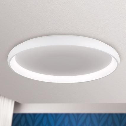 LED Zatemnitvena stropna svetilka VENUS LED/85W/230V pr. 81 cm bela