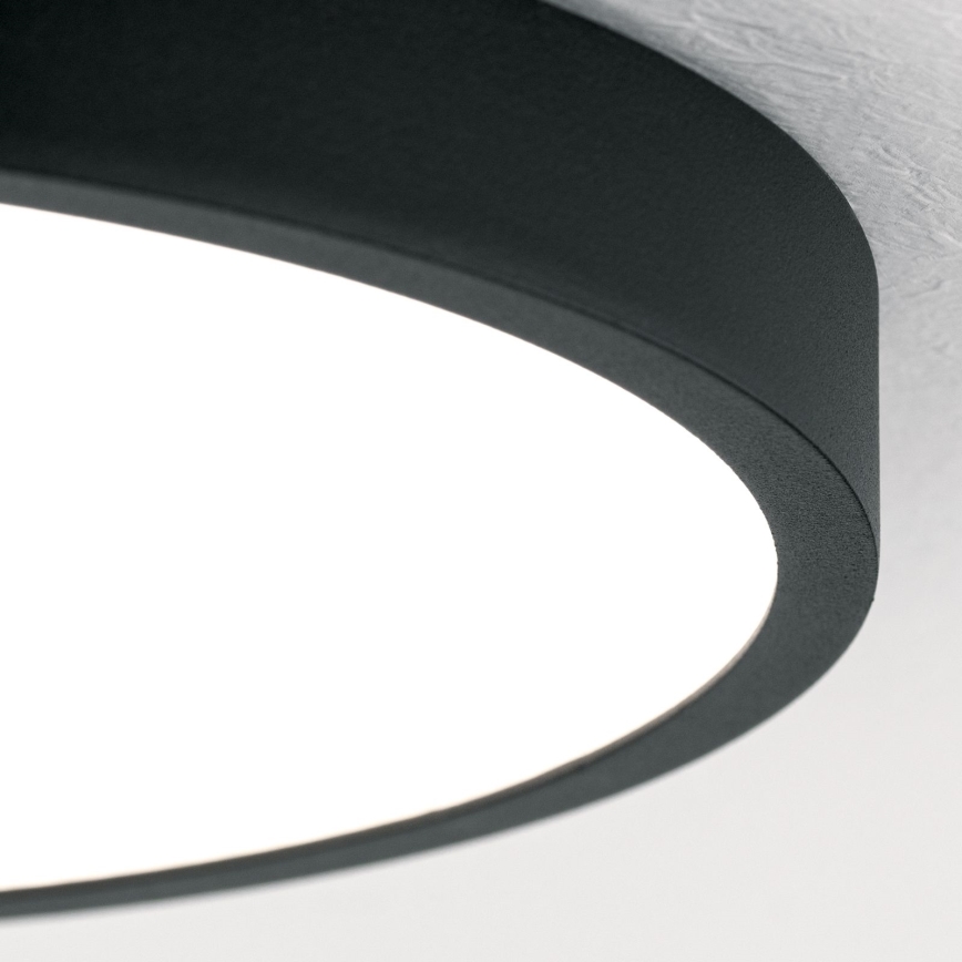 LED Stropna svetilka BULLY LED/24W/230V pr. 24 cm črna