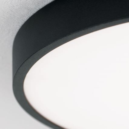 LED Stropna svetilka BULLY LED/28W/230V pr. 28 cm črna
