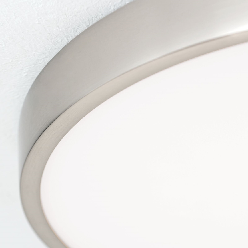 LED Stropna svetilka BULLY LED/28W/230V pr. 28 cm mat krom