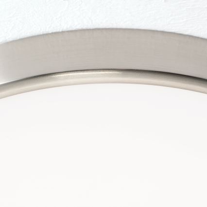 LED Stropna svetilka BULLY LED/28W/230V pr. 28 cm mat krom