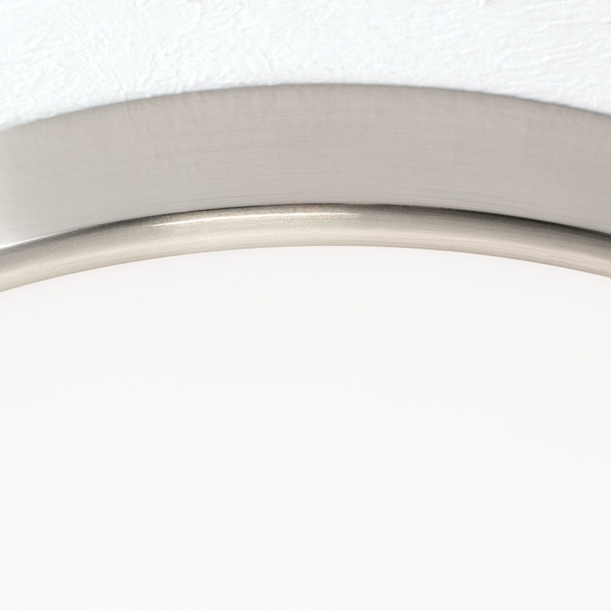 LED Stropna svetilka BULLY LED/28W/230V pr. 28 cm mat krom