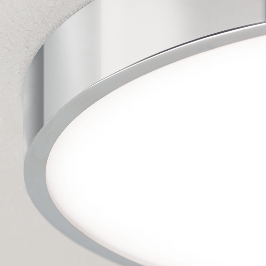 LED Stropna svetilka BULLY LED/28W/230V pr. 28 cm sijajni krom