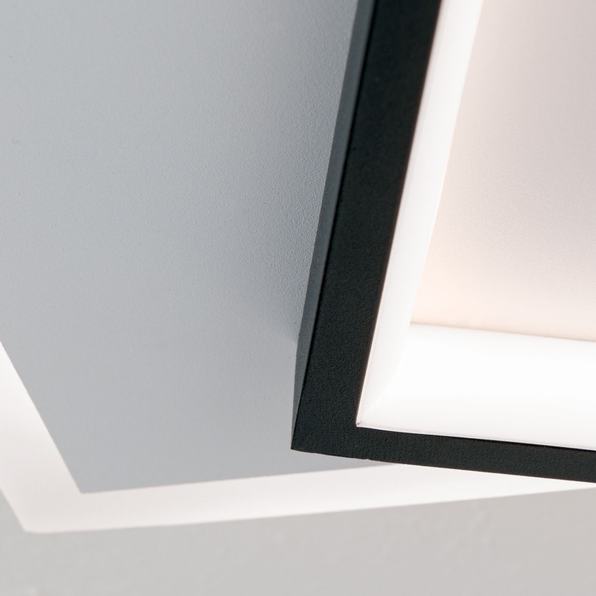 LED Zatemnitvena stropna svetilka EMANUEL LED/50W/230V bela/črna