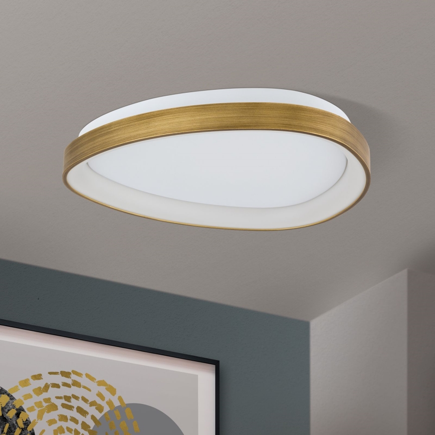 LED Stropna svetilka CHARLIE LED/35W/230V pr. 45 cm zlata