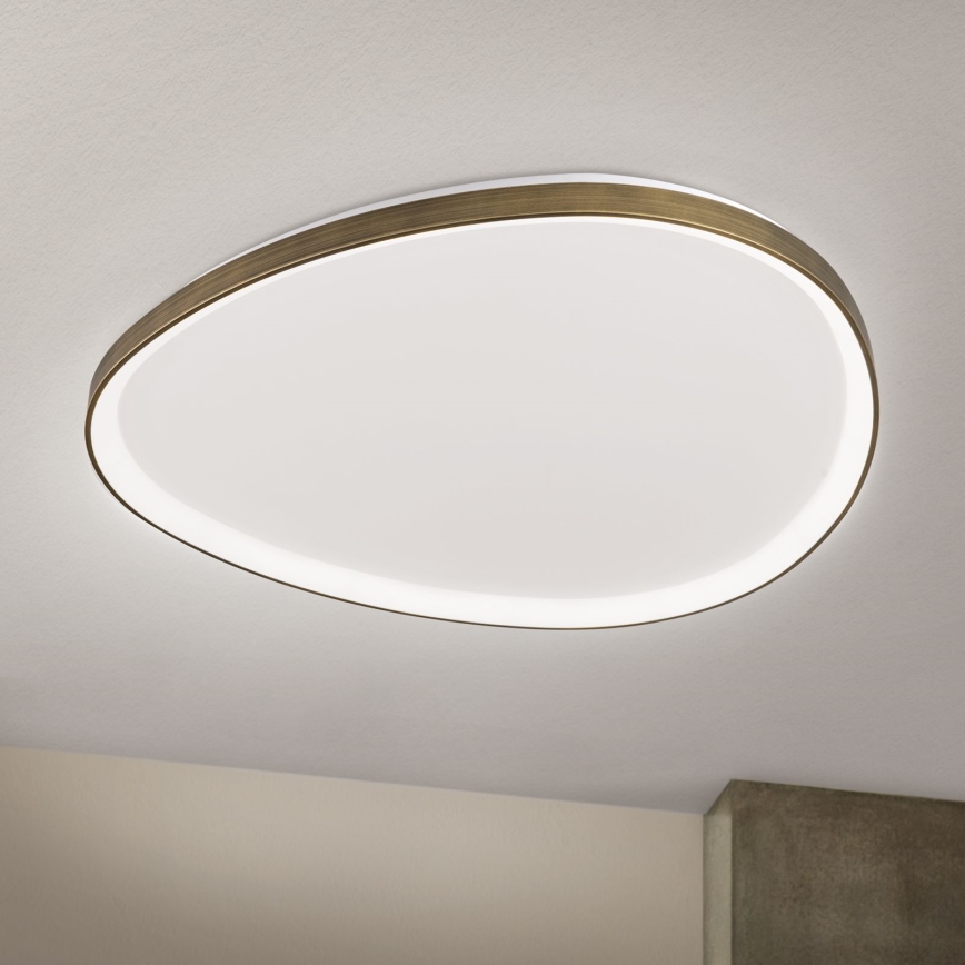 LED Stropna svetilka CHARLIE LED/72W/230V pr. 80 cm zlata