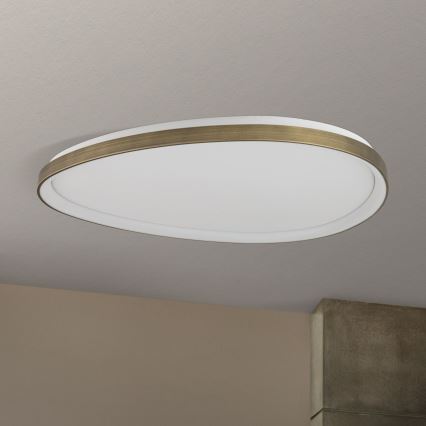 LED Stropna svetilka CHARLIE LED/72W/230V pr. 80 cm zlata