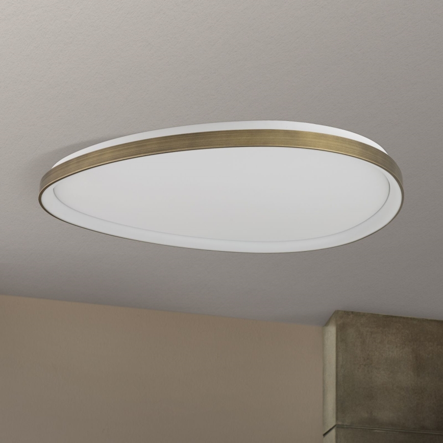 LED Stropna svetilka CHARLIE LED/72W/230V pr. 80 cm zlata
