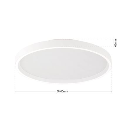 LED Zatemnitvena stropna svetilka MASCA LED/36W/230V 2700/3350/4000K pr. 40 cm bela