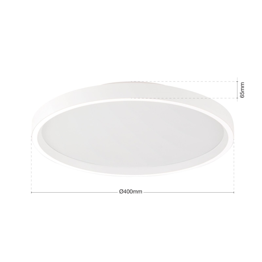 LED Zatemnitvena stropna svetilka MASCA LED/36W/230V 2700/3350/4000K pr. 40 cm bela