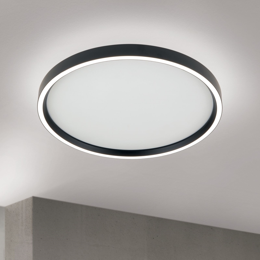 LED Zatemnitvena stropna svetilka MASCA LED/36W/230V 2700/3350/4000K pr. 40 cm črna