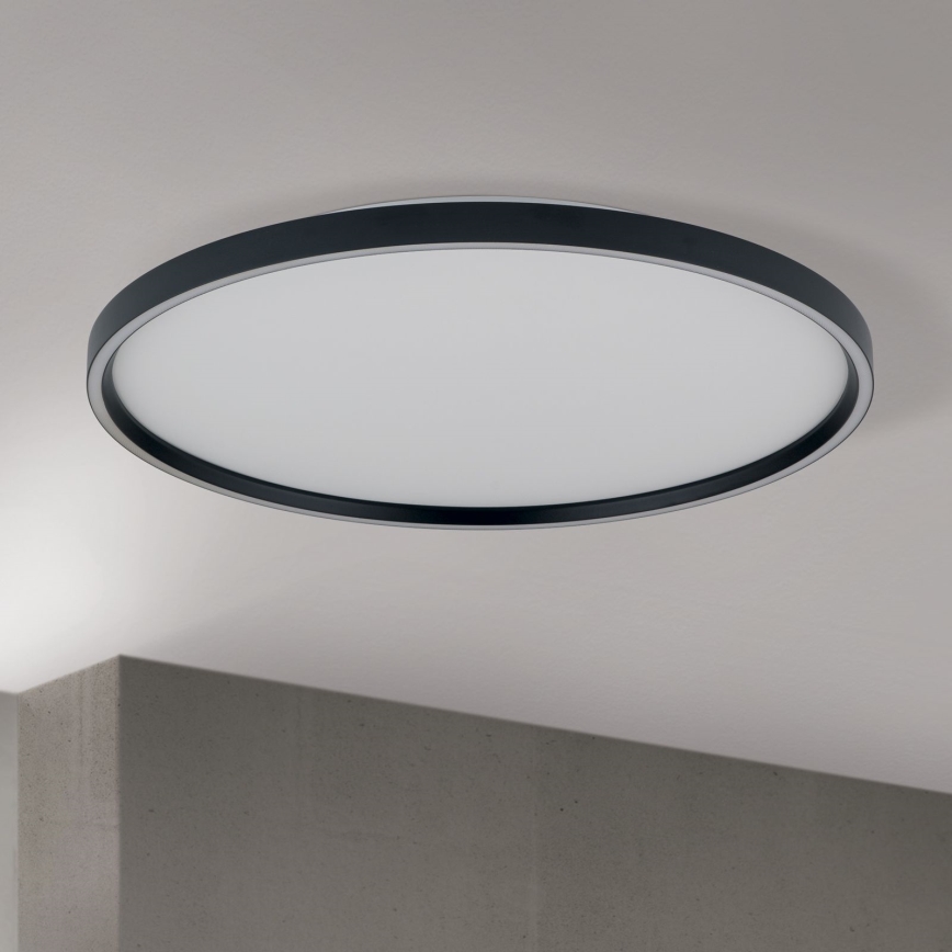 LED zatemnilna stropna svetilka MASCA LED/47W/230V 2700/3350/4000K premer 60 cm črna