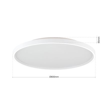 LED Zatemnitvena stropna svetilka MASCA LED/47W/230V 2700/3350/4000K pr. 60 cm bela