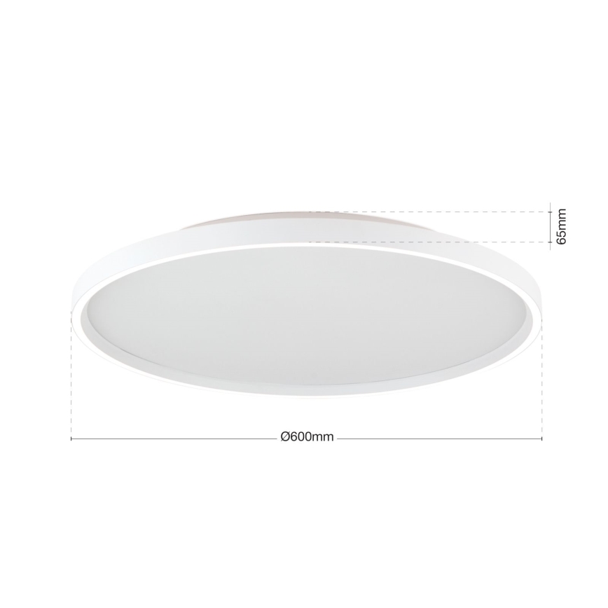 LED Zatemnitvena stropna svetilka MASCA LED/47W/230V 2700/3350/4000K pr. 60 cm bela
