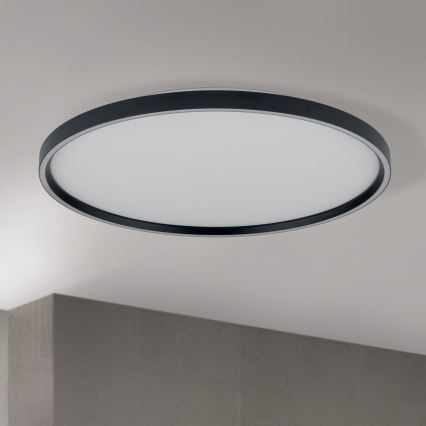 LED Zatemnitvena stropna svetilka MASCA LED/47W/230V 2700/3350/4000K pr. 60 cm črna