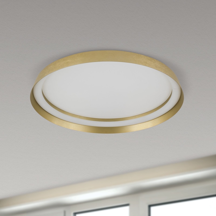 LED Zatemnitvena stropna svetilka MANTA LED/38W/230V 2700/3000/4000K pr. 45 cm zlata