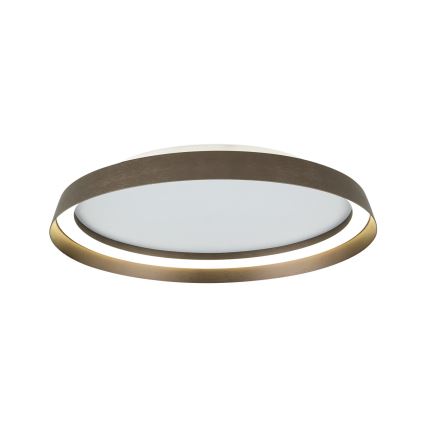 LED Zatemnitvena stropna svetilka MANTA LED/38W/230V 2700/3000/4000K pr. 45 cm rjava