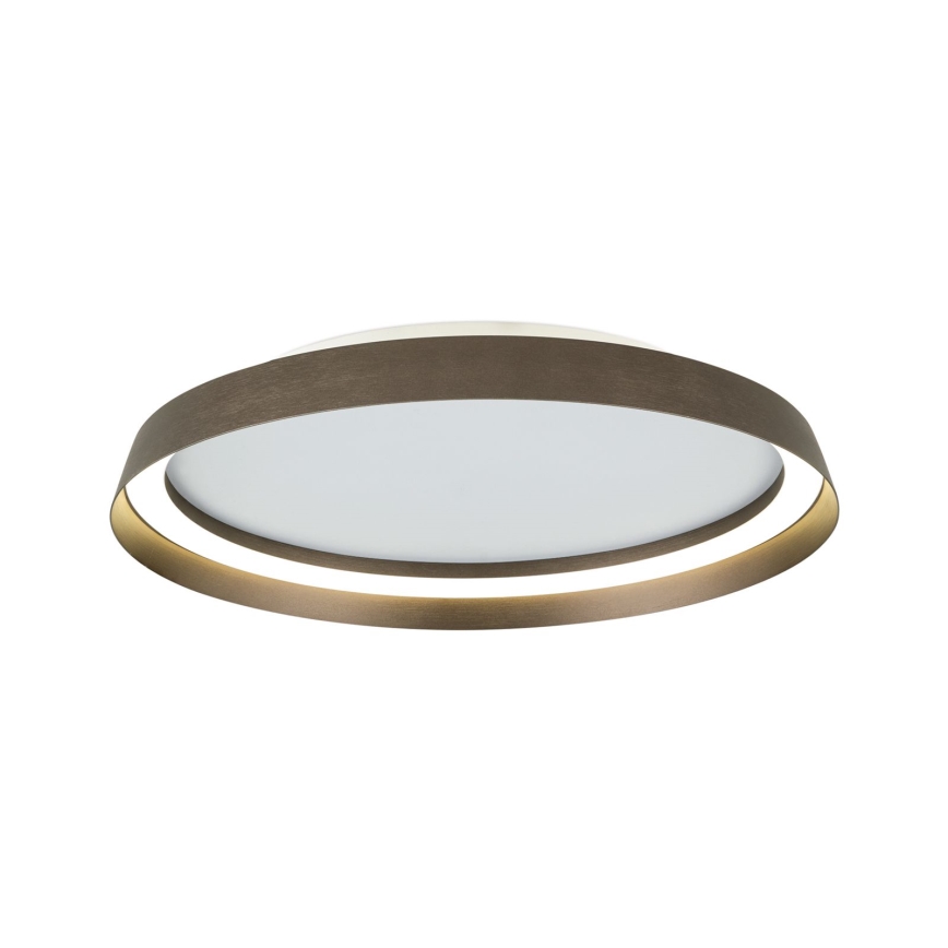 LED Zatemnitvena stropna svetilka MANTA LED/38W/230V 2700/3000/4000K pr. 45 cm rjava
