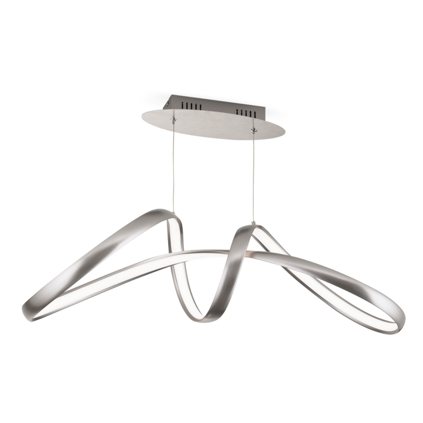 LED Zatemnitveni lestenec na vrvici CIRCUS LED/36W/230V srebrna