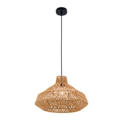 Lestenec na vrvici BASKET 1xE27/40W/230V pr. 40 cm konoplja