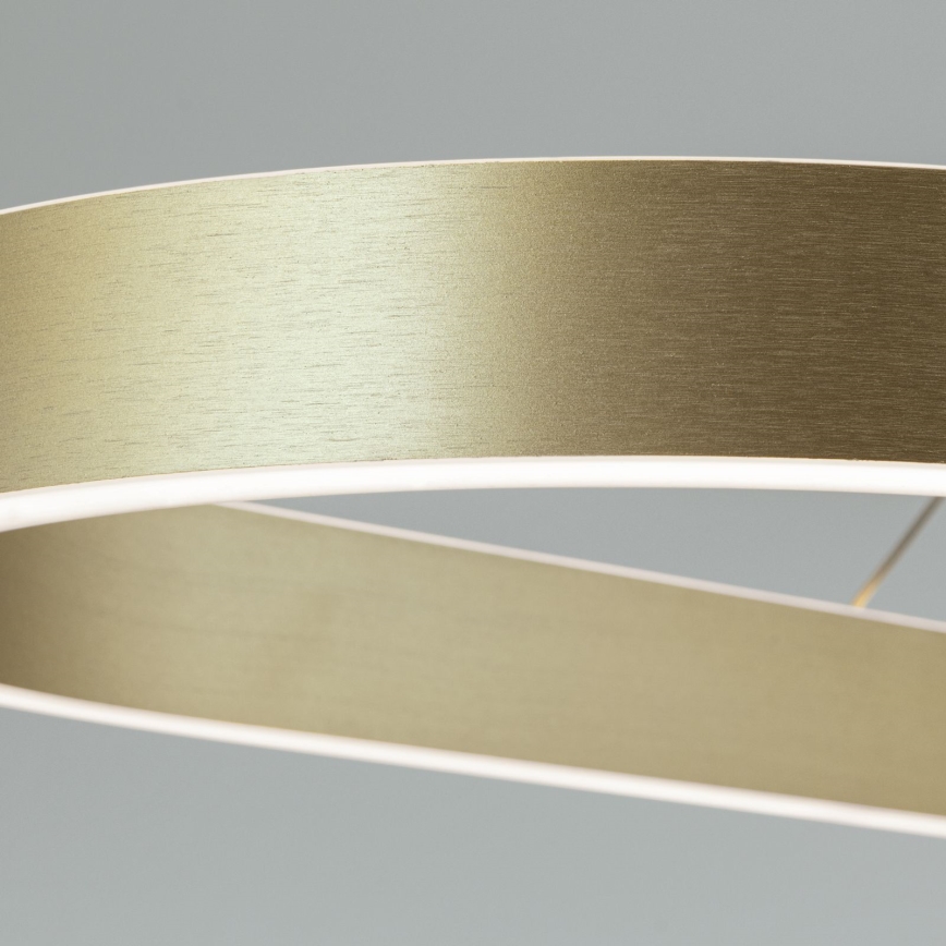 LED viseči lestenec na kablu CARRARA LED/80W/230V 2700/3000/4000K zlati