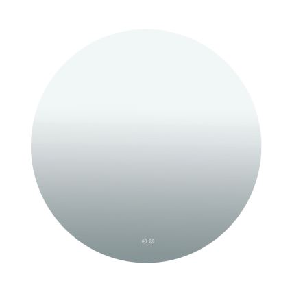 LED ogrevano kopalniško stensko ogledalo z osvetlitvijo FOCUS LED/27W/230V 3000/4200/6000K premer 80 cm IP44