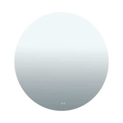 LED kopalniško ogrevano stensko ogledalo z osvetlitvijo FOCUS LED/30W/230V 3000/4200/6000K premer 100 cm IP44