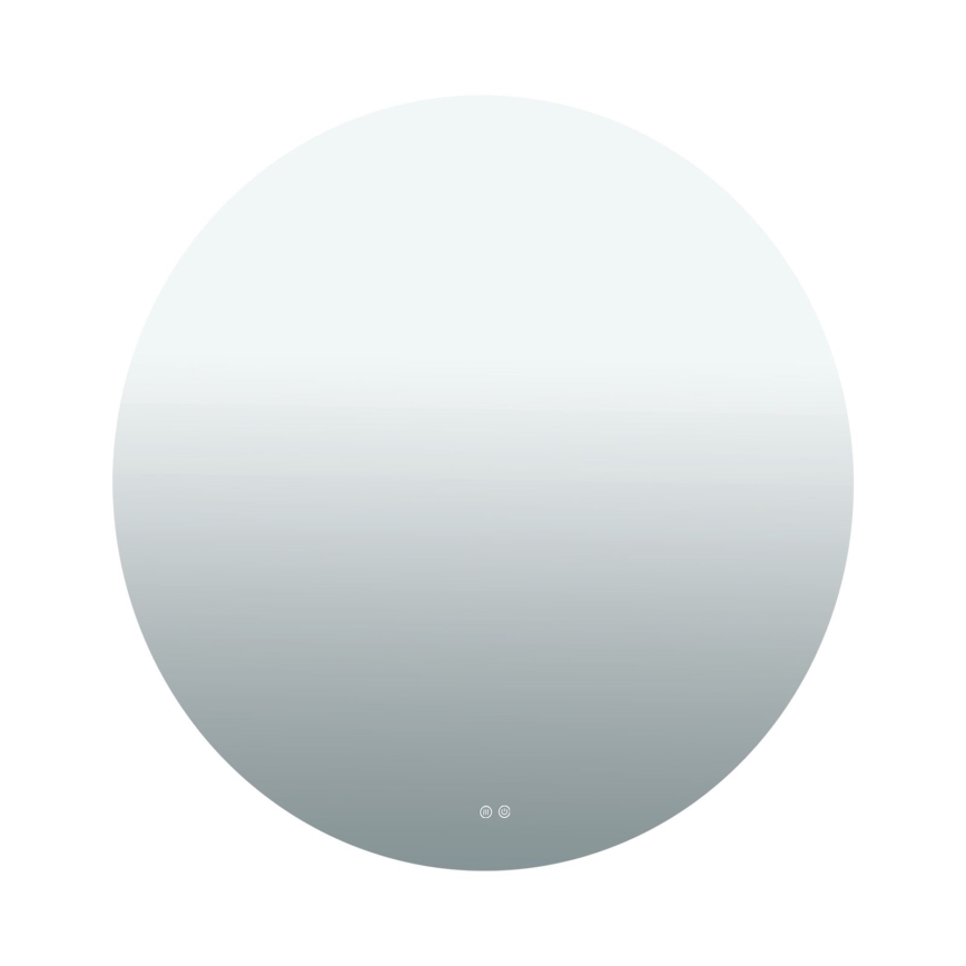 LED kopalniško ogrevano stensko ogledalo z osvetlitvijo FOCUS LED/30W/230V 3000/4200/6000K premer 100 cm IP44