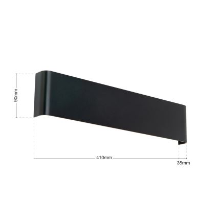 LED stensko svetilo ACCENT LED/14W/230V črno