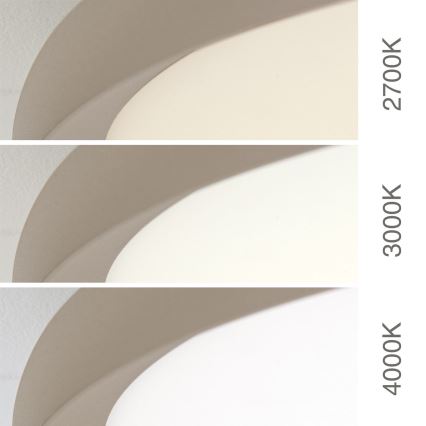 Stropna LED svetilka KANT LED/30W/230V 2700/3000/4000K premer 40 cm bež