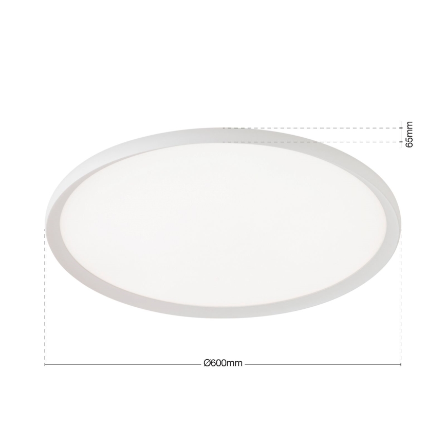 LED stropna svetilka KANT LED/50W/230V 2700/3000/4000K premer 60 cm bela