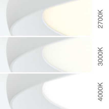LED stropna svetilka KANT LED/50W/230V 2700/3200/4000K Ø 60 cm bela