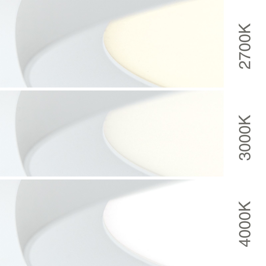 LED stropna svetilka KANT LED/50W/230V 2700/3200/4000K Ø 60 cm bela