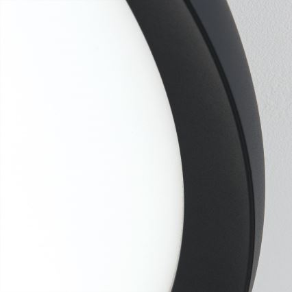 LED stropna svetilka KANT LED/50W/230V 2700/3200/4000K, premer 60 cm, črna