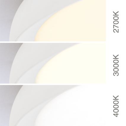 LED stropna svetilka KANT LED/66W/230V, 2700/3000/4000K, premer 80 cm, bela