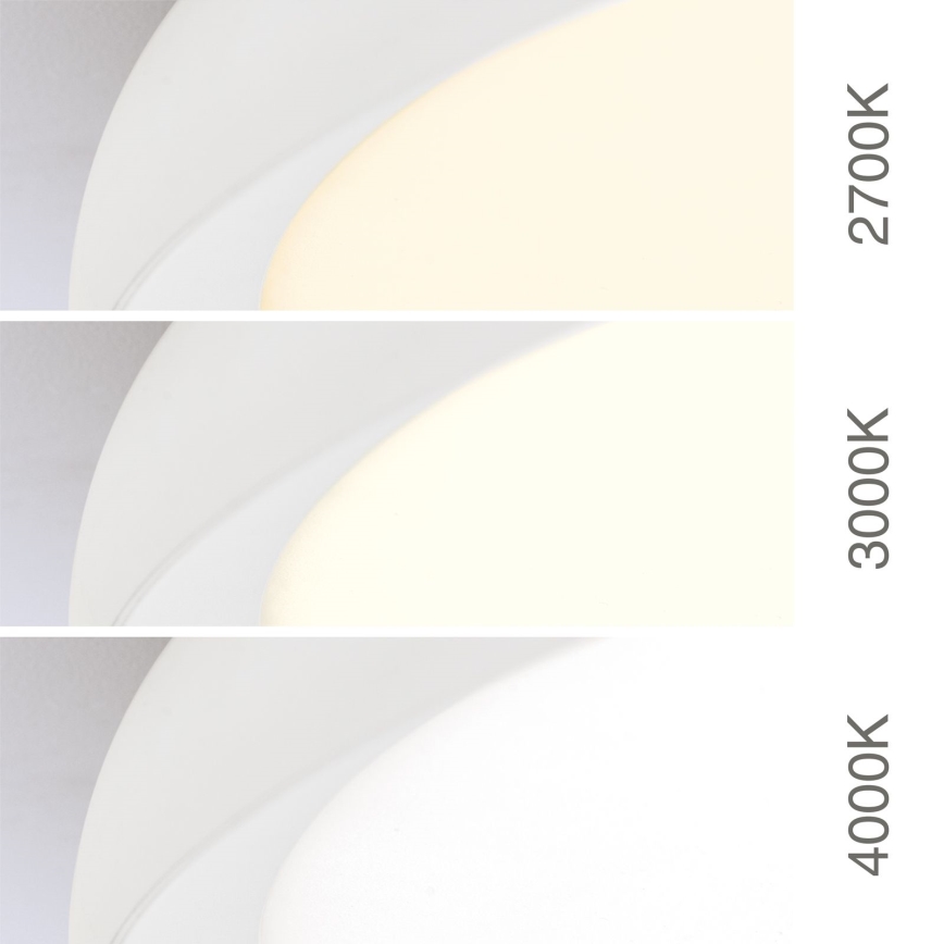 LED stropna svetilka KANT LED/66W/230V, 2700/3000/4000K, premer 80 cm, bela