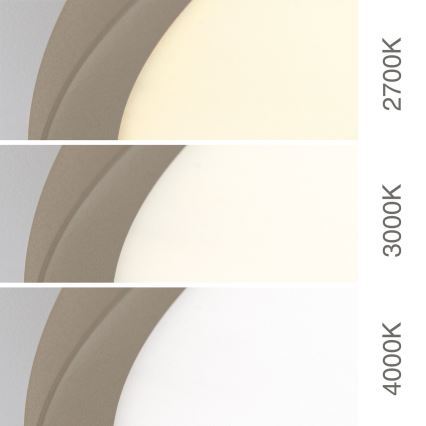 LED stropna svetilka KANT LED/66W/230V 2700/3000/4000K premer 80 cm bež