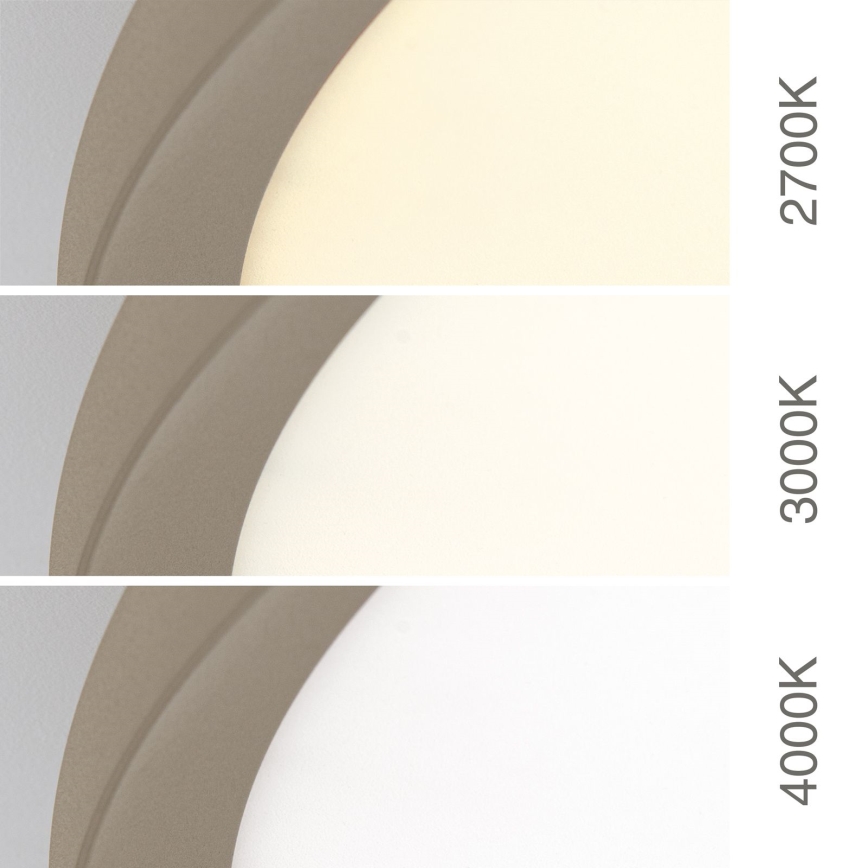 LED stropna svetilka KANT LED/66W/230V 2700/3000/4000K premer 80 cm bež
