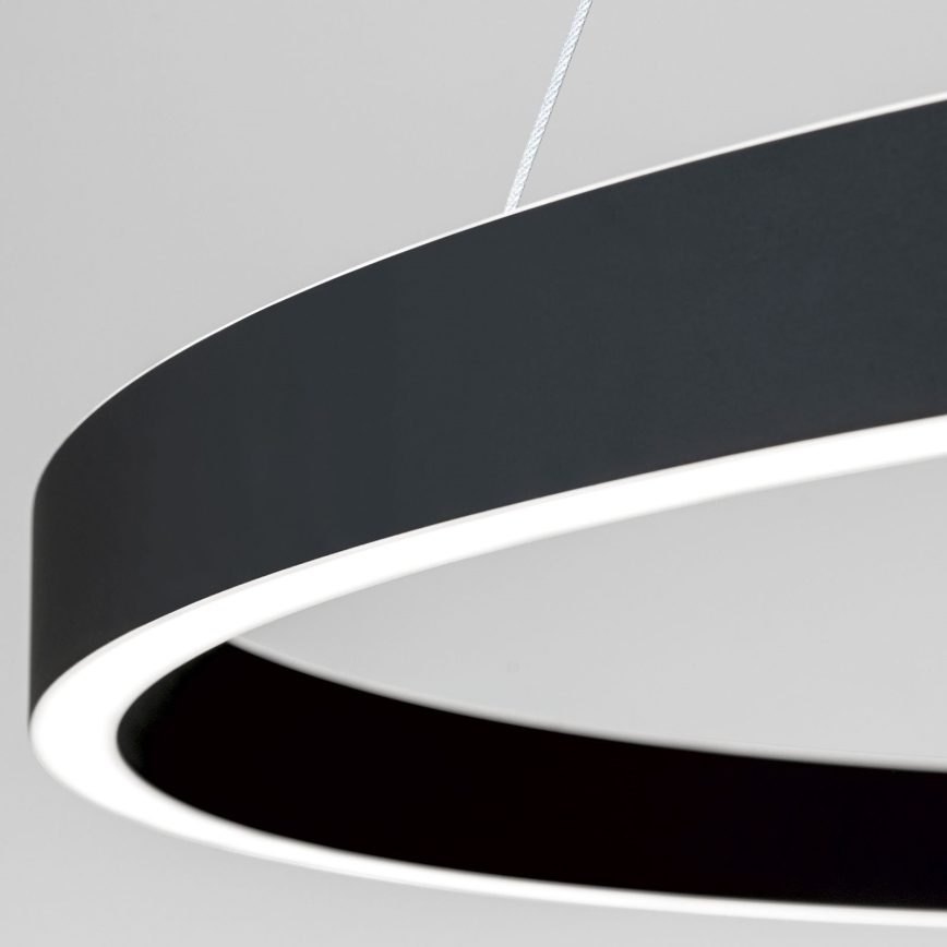 zatemnljiv LED lestenec na kablu KOLK LED/80W/230V 2700/3000/4000K premer 80 cm črna