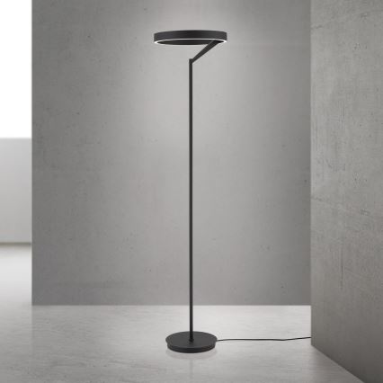 Zatemnljiva LED talna svetilka KOLK LED/40W/230V 2700/4000K črna