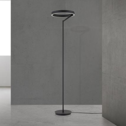 Zatemnljiva LED talna svetilka KOLK LED/40W/230V 2700/4000K črna