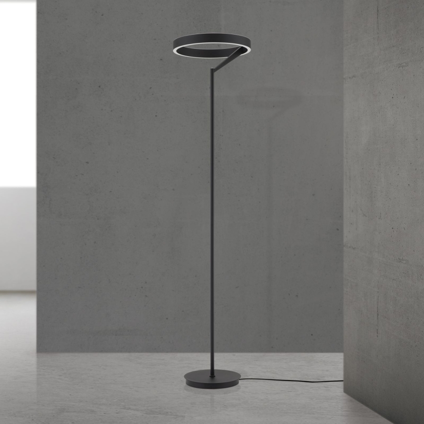 Zatemnljiva LED talna svetilka KOLK LED/40W/230V 2700/4000K črna